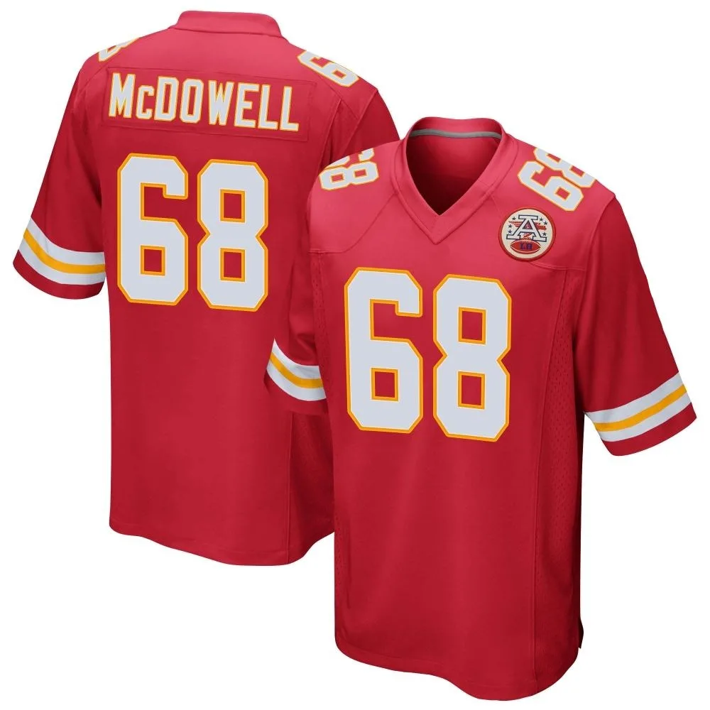 Men's Kansas City Chiefs Griffin Mcdowell Nike Team Color Game Red Jersey Men's Kansas City Chiefs Griffin Mcdowell Nike Team Color Game Red Jersey