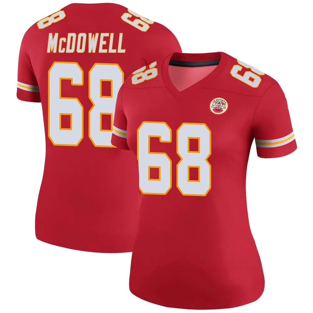 Women's Kansas City Chiefs Griffin Mcdowell Nike Color Rush Legend Red Jersey Women's Kansas City Chiefs Griffin Mcdowell Nike Color Rush Legend Red Jersey