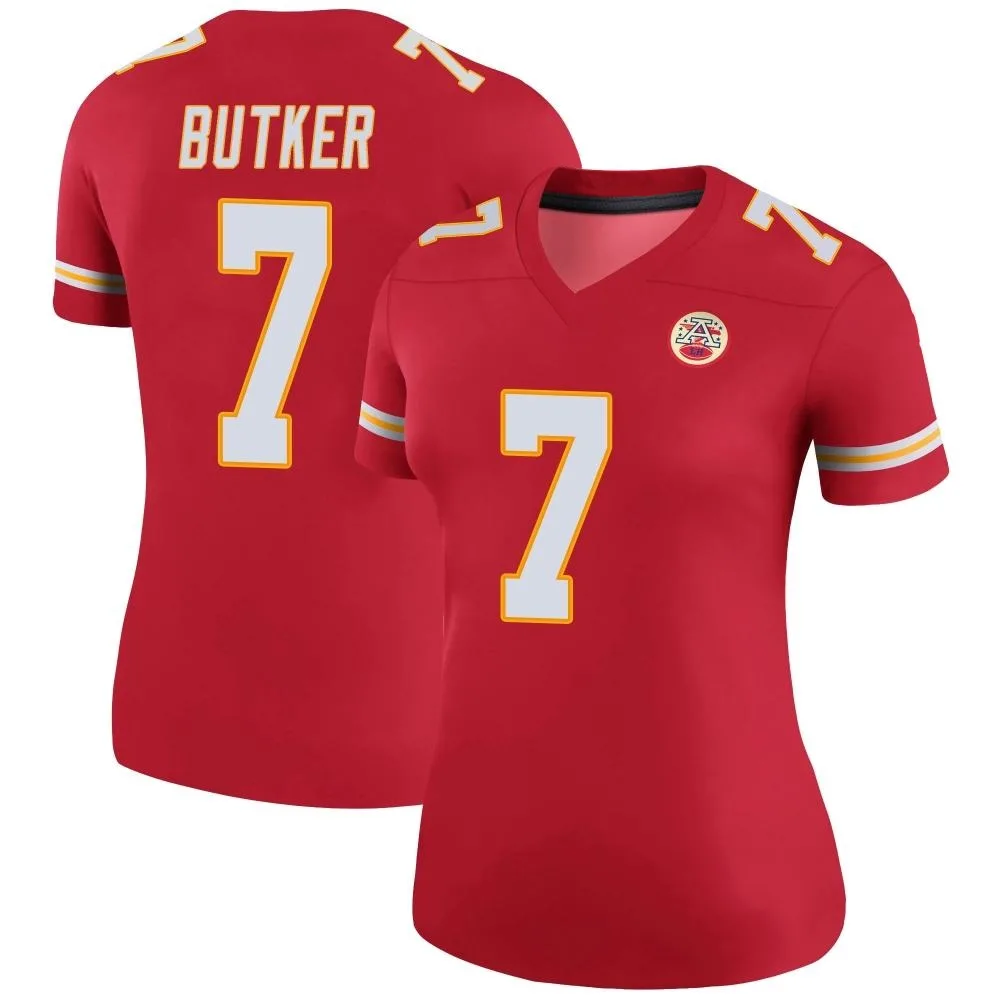 Women's Kansas City Chiefs Harrison Butker Nike Color Rush Legend Red Jersey Women's Kansas City Chiefs Harrison Butker Nike Color Rush Legend Red Jersey