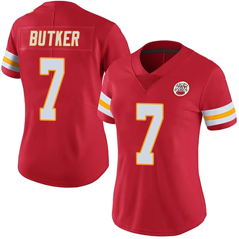 Women's Kansas City Chiefs Harrison Butker Nike Team Color Vapor Untouchable Limited Red Jersey Women's Kansas City Chiefs Harrison Butker Nike Team Color Vapor Untouchable Limited Red Jersey