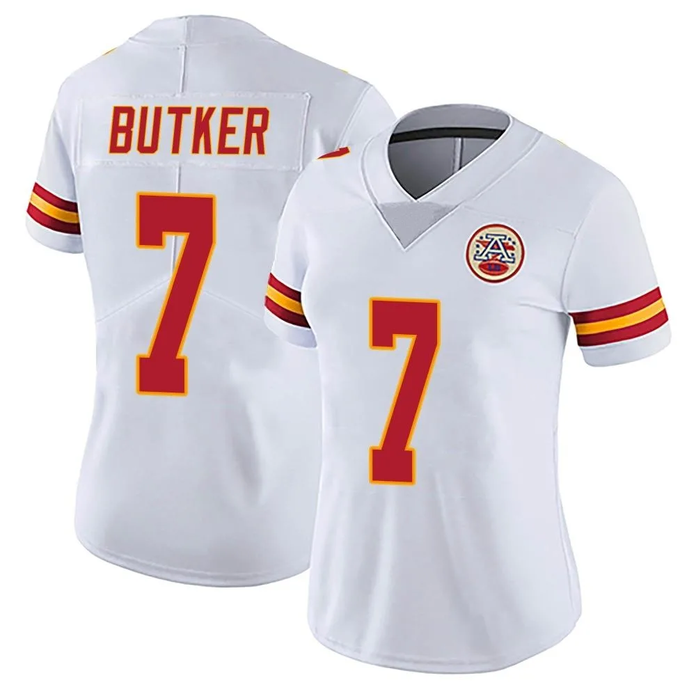 Women's Kansas City Chiefs Harrison Butker Nike Vapor Untouchable Limited White Jersey Women's Kansas City Chiefs Harrison Butker Nike Vapor Untouchable Limited White Jersey