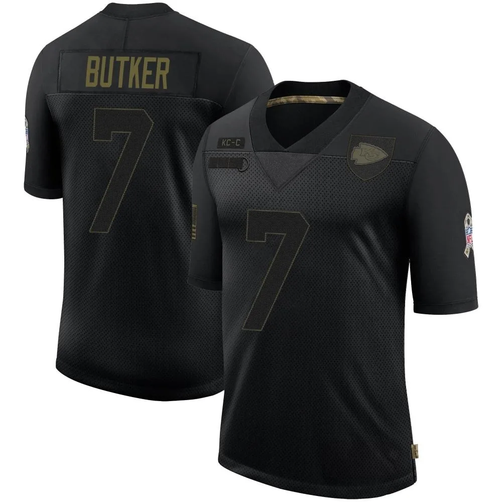 Youth Kansas City Chiefs Harrison Butker Nike 2020 Salute To Service Limited Black Jersey Youth Kansas City Chiefs Harrison Butker Nike 2020 Salute To Service Limited Black Jersey