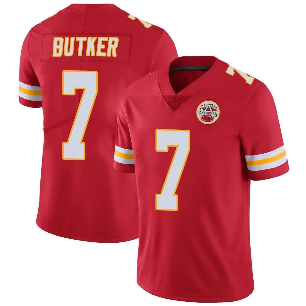 Youth Kansas City Chiefs Harrison Butker Nike Team Color Vapor Untouchable Limited Red Jersey Youth Kansas City Chiefs Harrison Butker Nike Team Color Vapor Untouchable Limited Red Jersey