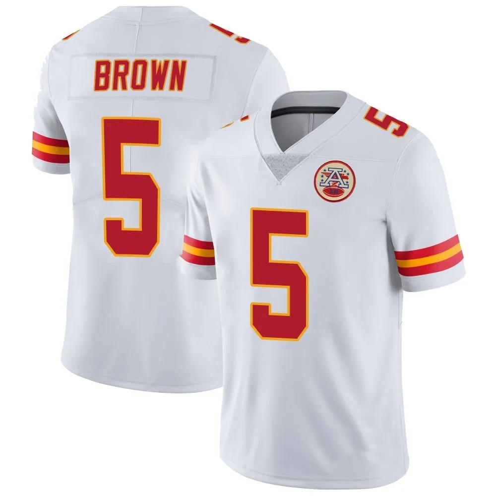 Men's Kansas City Chiefs Hollywood Brown Nike Vapor Untouchable Limited White Jersey Men's Kansas City Chiefs Hollywood Brown Nike Vapor Untouchable Limited White Jersey