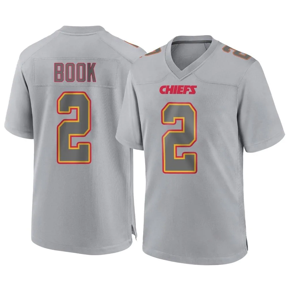 Men's Kansas City Chiefs Ian Book Nike Atmosphere Fashion Game Gray Jersey Men's Kansas City Chiefs Ian Book Nike Atmosphere Fashion Game Gray Jersey