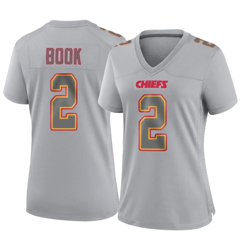 Women's Kansas City Chiefs Ian Book Nike Atmosphere Fashion Game Gray Jersey Women's Kansas City Chiefs Ian Book Nike Atmosphere Fashion Game Gray Jersey