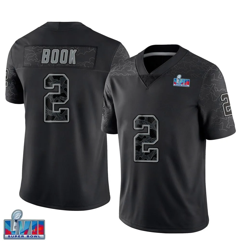 Youth Kansas City Chiefs Ian Book Nike Reflective Super Bowl LVII Patch Limited Black Jersey Youth Kansas City Chiefs Ian Book Nike Reflective Super Bowl LVII Patch Limited Black Jersey