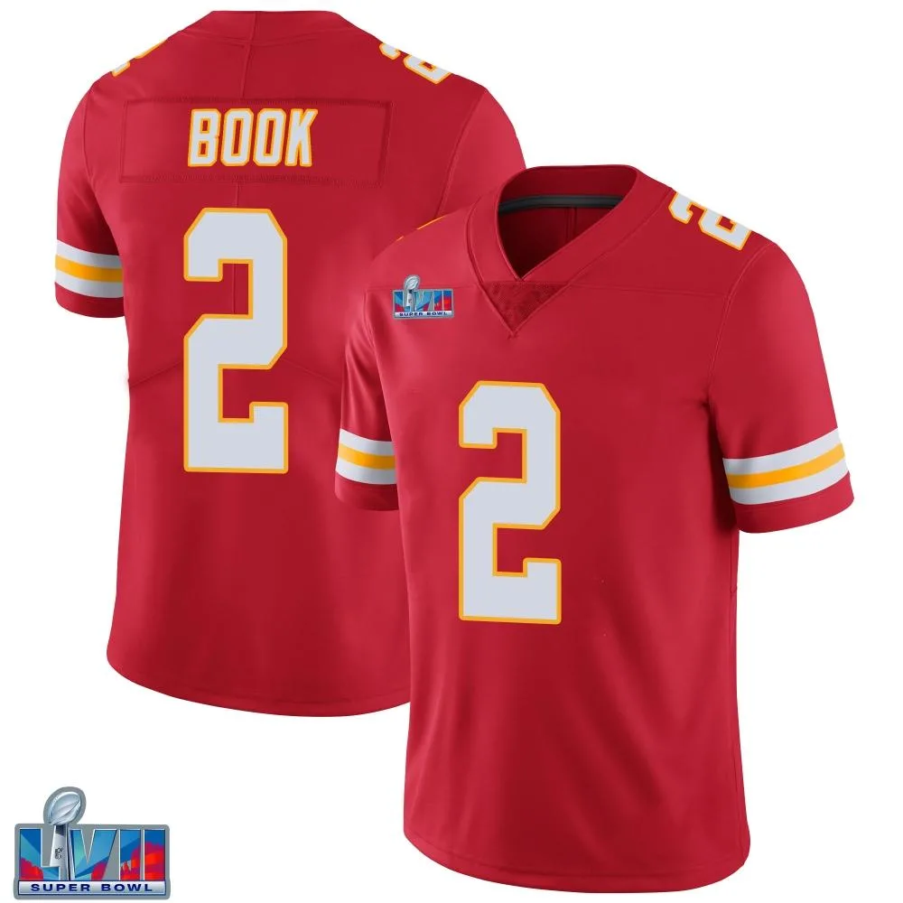 Youth Kansas City Chiefs Ian Book Nike Team Color Vapor Untouchable Super Bowl LVII Patch Limited Red Jersey Youth Kansas City Chiefs Ian Book Nike Team Color Vapor Untouchable Super Bowl LVII Patch Limited Red Jersey