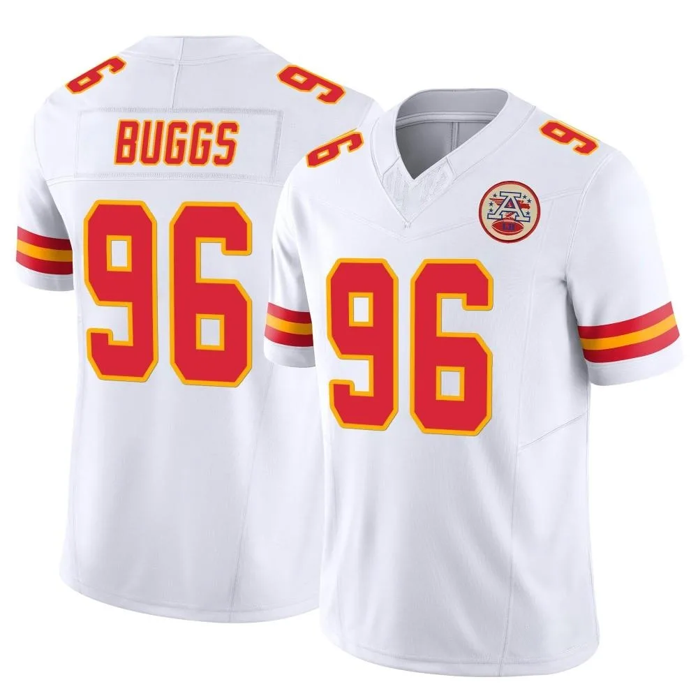 Men's Kansas City Chiefs Isaiah Buggs Nike Vapor F.U.S.E. Limited White Jersey Men's Kansas City Chiefs Isaiah Buggs Nike Vapor F.U.S.E. Limited White Jersey