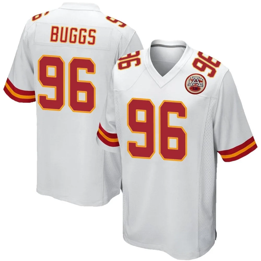Youth Kansas City Chiefs Isaiah Buggs Nike Game White Jersey Youth Kansas City Chiefs Isaiah Buggs Nike Game White Jersey