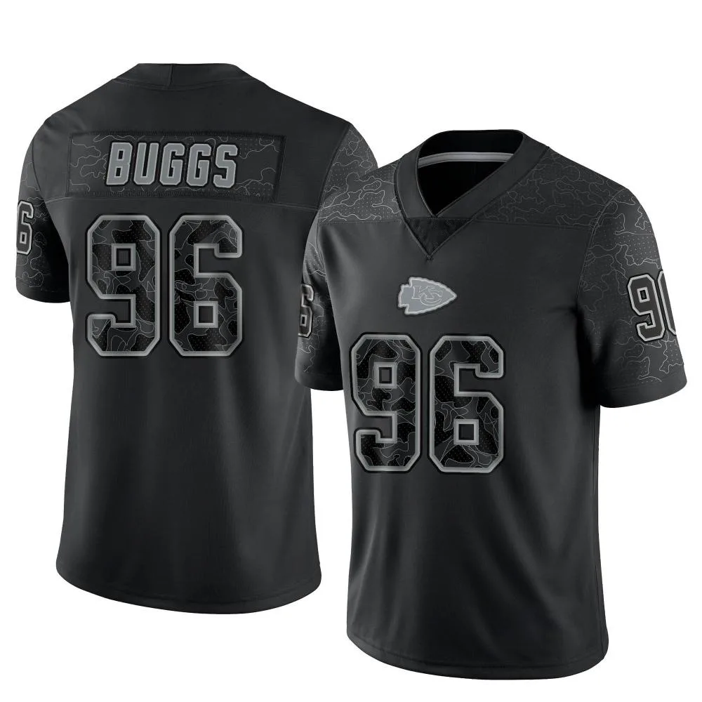 Youth Kansas City Chiefs Isaiah Buggs Nike Reflective Limited Black Jersey Youth Kansas City Chiefs Isaiah Buggs Nike Reflective Limited Black Jersey