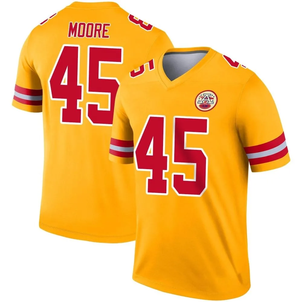 Youth Kansas City Chiefs Isaiah Moore Nike Inverted Legend Gold Jersey Youth Kansas City Chiefs Isaiah Moore Nike Inverted Legend Gold Jersey