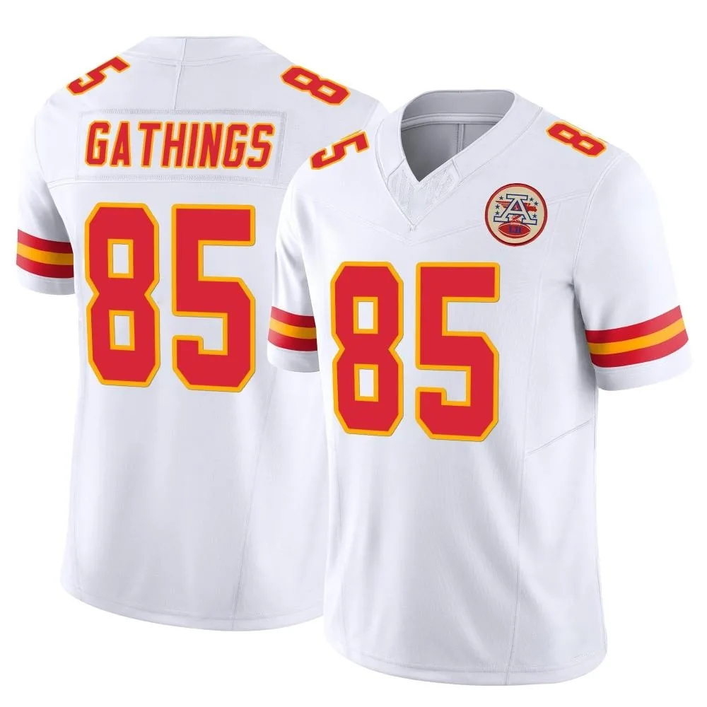 Youth Kansas City Chiefs Izaiah Gathings Nike Vapor F.U.S.E. Limited White Jersey Youth Kansas City Chiefs Izaiah Gathings Nike Vapor F.U.S.E. Limited White Jersey