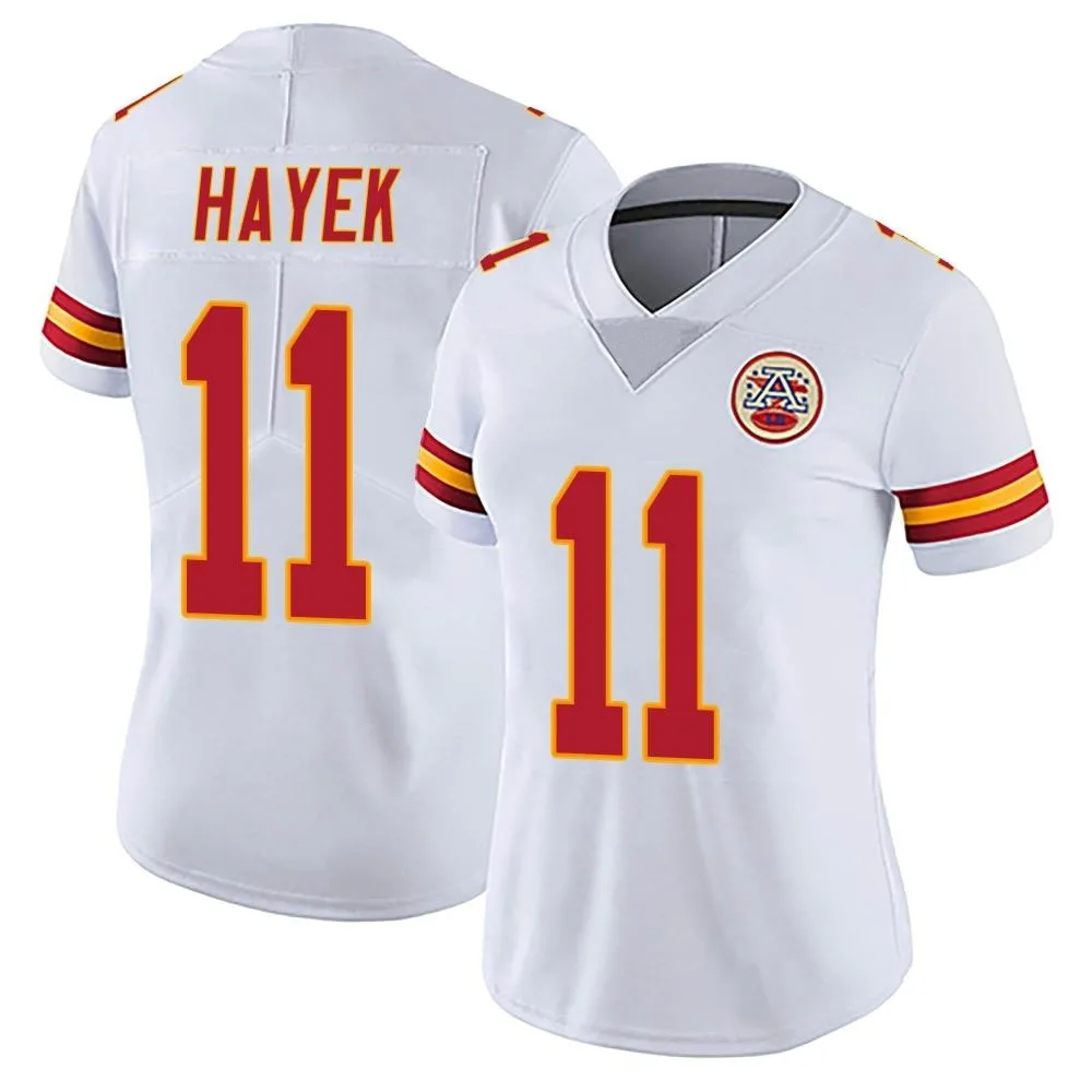 Women's Kansas City Chiefs Jaaron Hayek Nike Vapor Untouchable Limited White Jersey Women's Kansas City Chiefs Jaaron Hayek Nike Vapor Untouchable Limited White Jersey