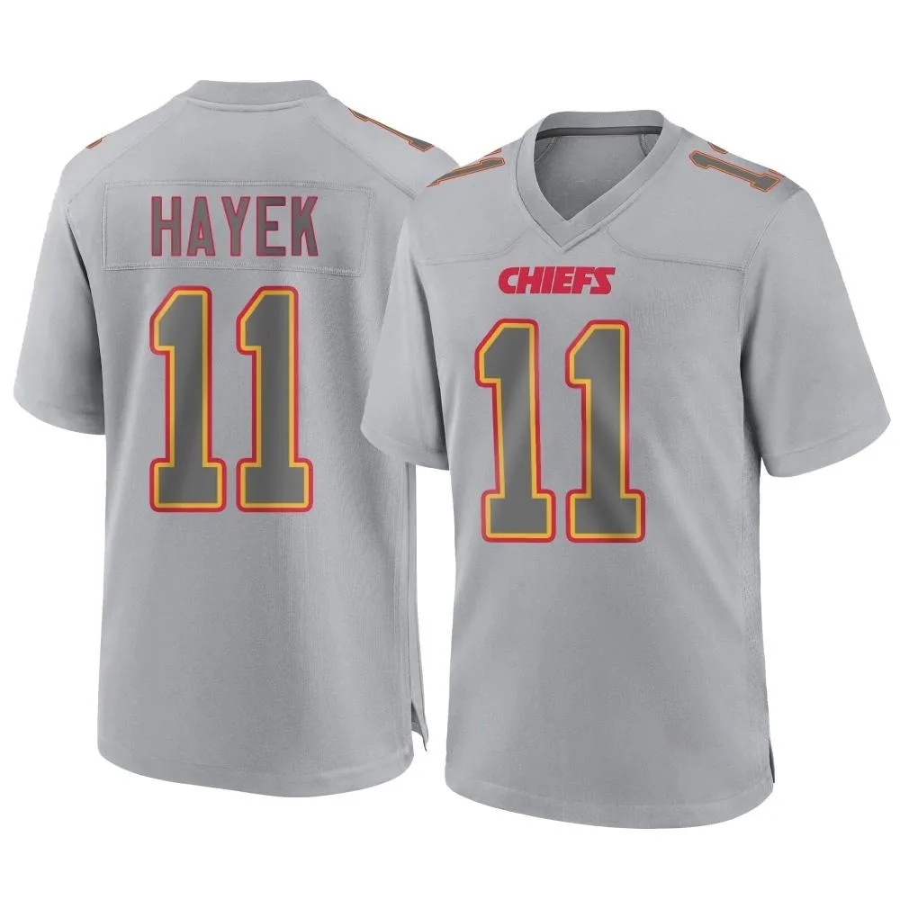 Youth Kansas City Chiefs Jaaron Hayek Nike Atmosphere Fashion Game Gray Jersey Youth Kansas City Chiefs Jaaron Hayek Nike Atmosphere Fashion Game Gray Jersey