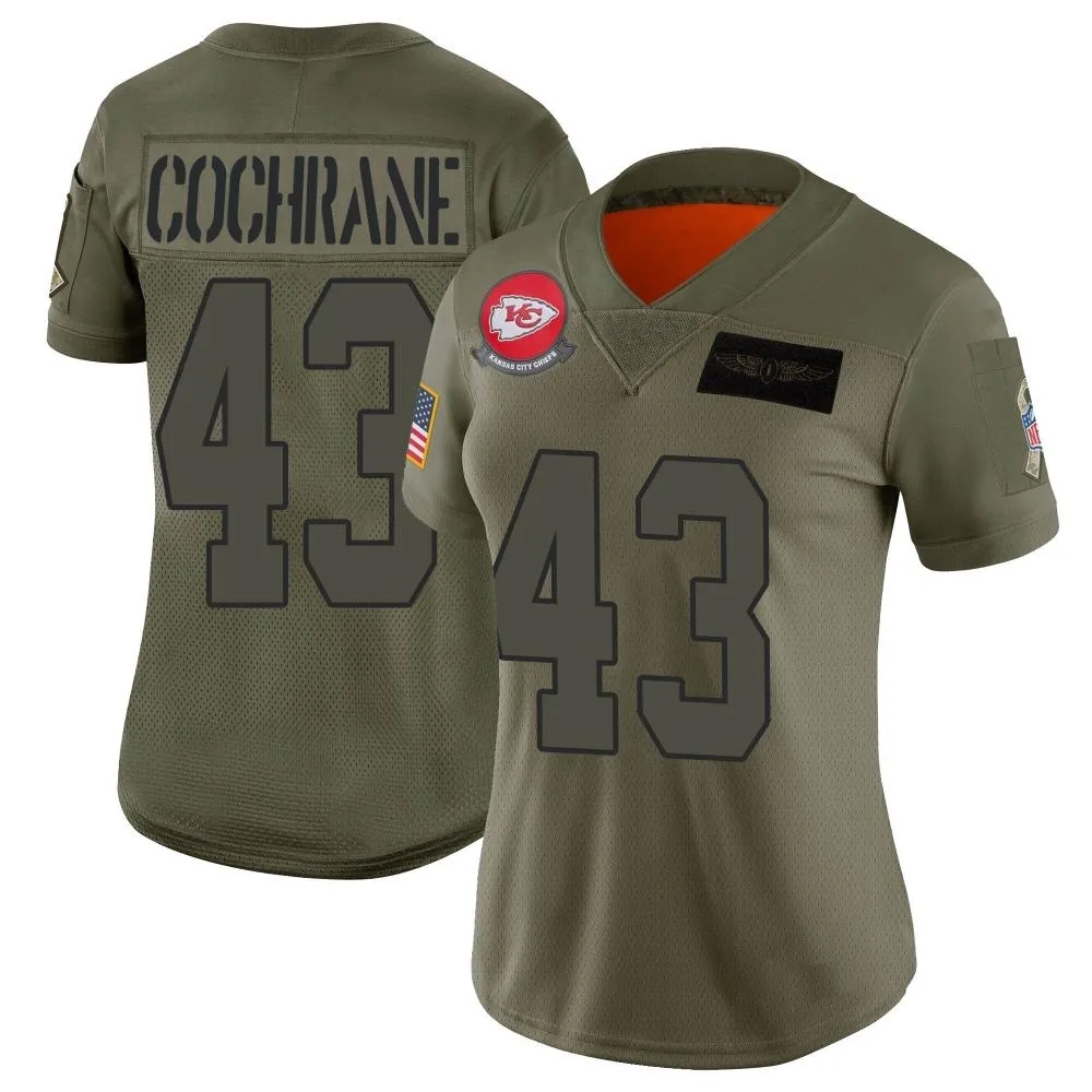 Women's Kansas City Chiefs Jack Cochrane Nike 2019 Salute to Service Limited Camo Jersey Women's Kansas City Chiefs Jack Cochrane Nike 2019 Salute to Service Limited Camo Jersey