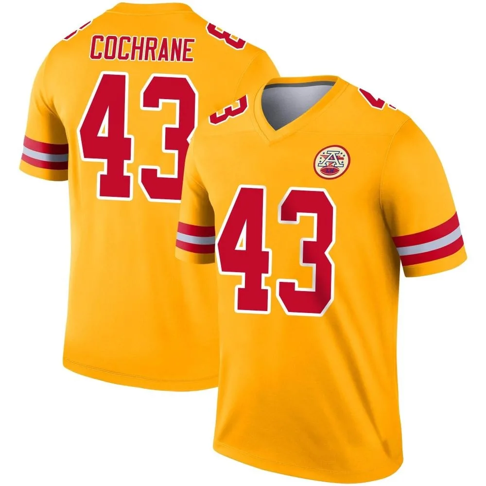 Youth Kansas City Chiefs Jack Cochrane Nike Inverted Legend Gold Jersey Youth Kansas City Chiefs Jack Cochrane Nike Inverted Legend Gold Jersey