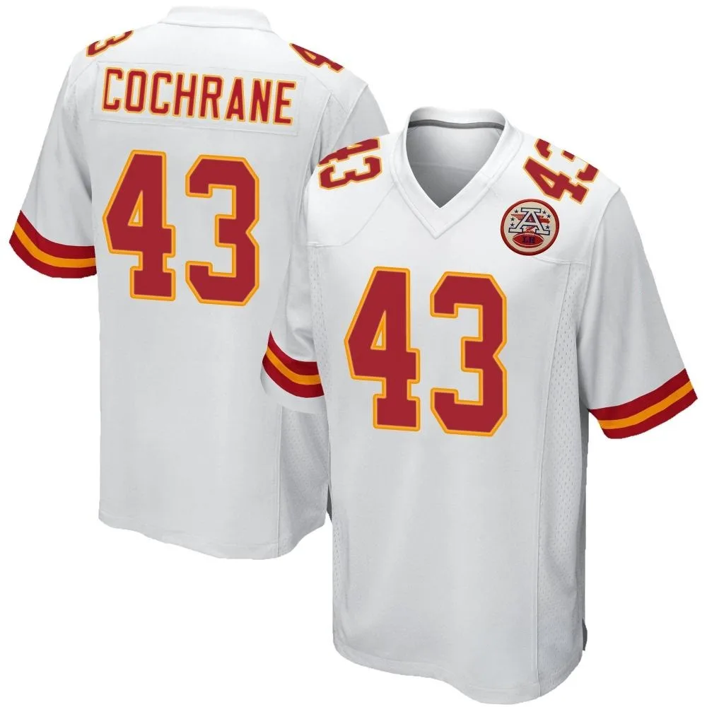 Youth Kansas City Chiefs Jack Cochrane Nike Game White Jersey Youth Kansas City Chiefs Jack Cochrane Nike Game White Jersey