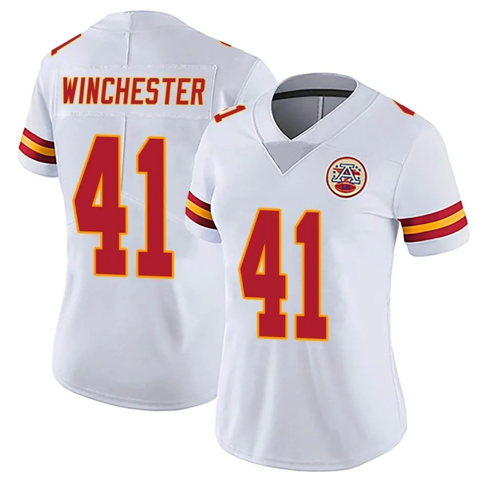Women's Kansas City Chiefs James Winchester Nike Vapor Untouchable Limited White Jersey Women's Kansas City Chiefs James Winchester Nike Vapor Untouchable Limited White Jersey