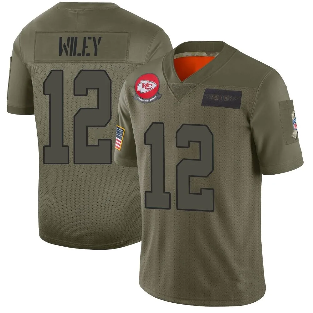 Men's Kansas City Chiefs Jared Wiley Nike 2019 Salute to Service Limited Camo Jersey Men's Kansas City Chiefs Jared Wiley Nike 2019 Salute to Service Limited Camo Jersey