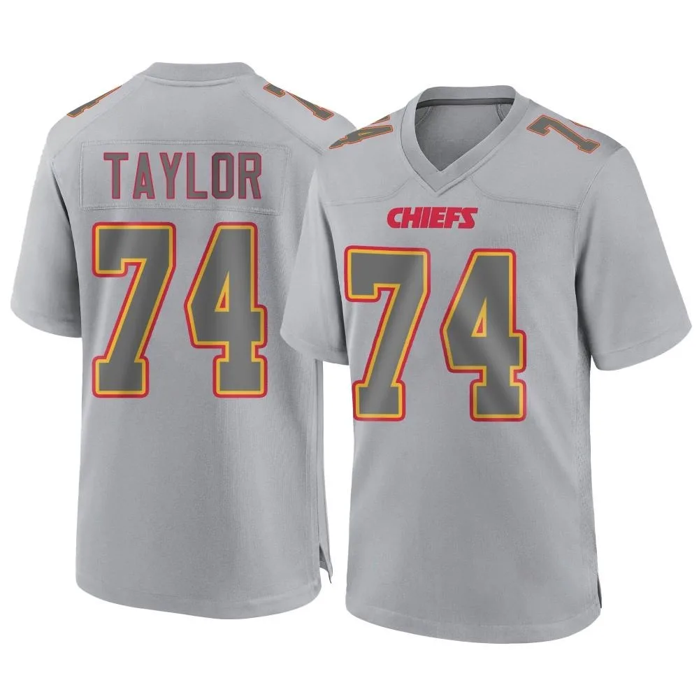 Men's Kansas City Chiefs Jawaan Taylor Nike Atmosphere Fashion Game Gray Jersey Men's Kansas City Chiefs Jawaan Taylor Nike Atmosphere Fashion Game Gray Jersey