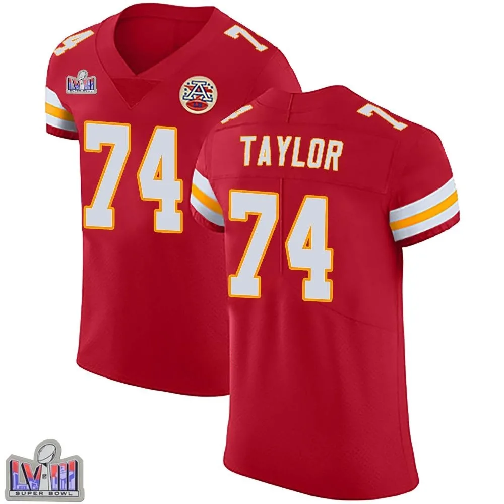 Men's Kansas City Chiefs Jawaan Taylor Nike Team Color Vapor Untouchable Super Bowl LVIII Patch Elite Red Jersey Men's Kansas City Chiefs Jawaan Taylor Nike Team Color Vapor Untouchable Super Bowl LVIII Patch Elite Red Jersey