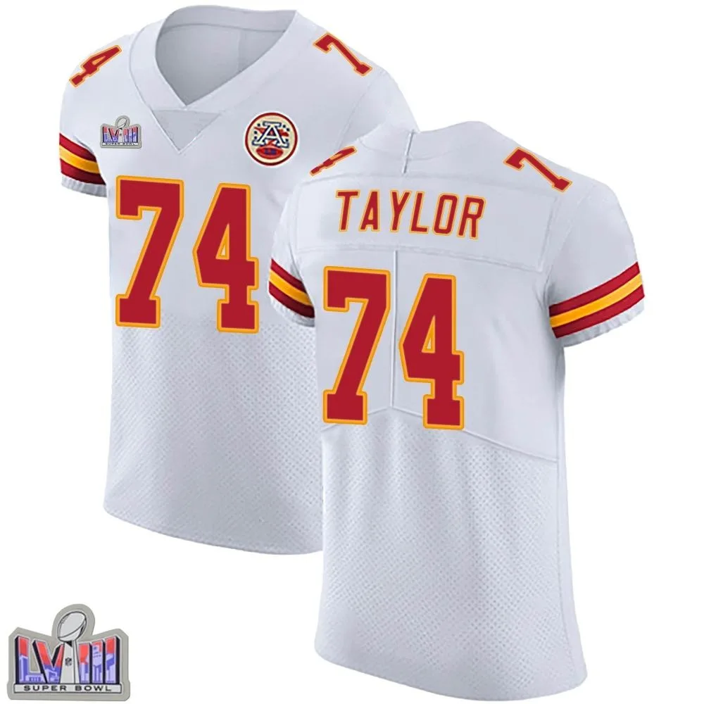 Men's Kansas City Chiefs Jawaan Taylor Nike Vapor Untouchable Super Bowl LVIII Patch Elite White Jersey Men's Kansas City Chiefs Jawaan Taylor Nike Vapor Untouchable Super Bowl LVIII Patch Elite White Jersey