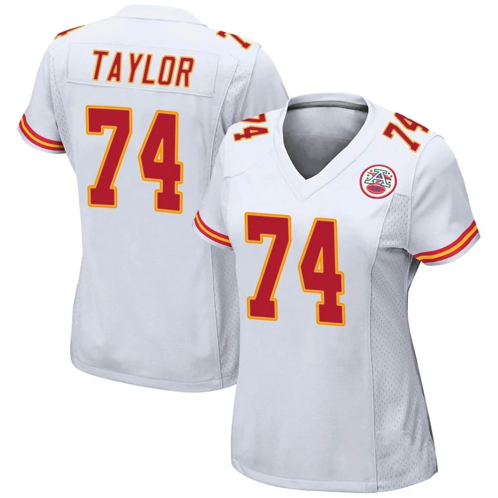 Women's Kansas City Chiefs Jawaan Taylor Nike Game White Jersey Women's Kansas City Chiefs Jawaan Taylor Nike Game White Jersey