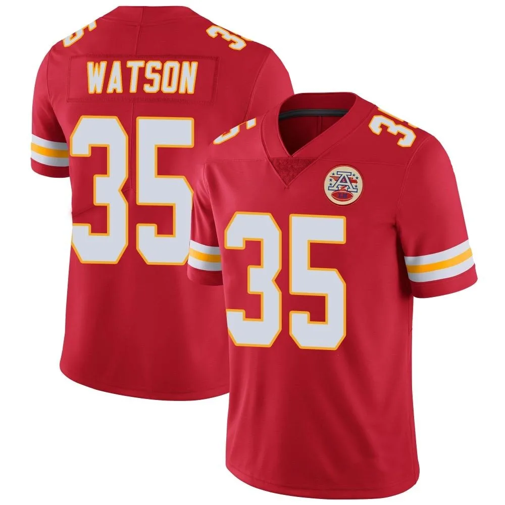 Men's Kansas City Chiefs Jaylen Watson Nike Team Color Vapor Untouchable Limited Red Jersey Men's Kansas City Chiefs Jaylen Watson Nike Team Color Vapor Untouchable Limited Red Jersey