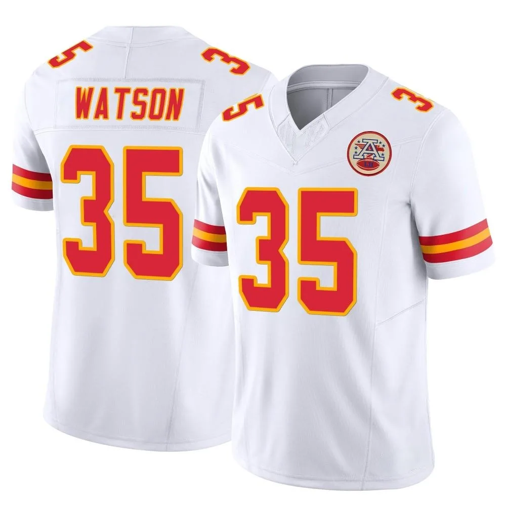 Youth Kansas City Chiefs Jaylen Watson Nike Vapor F.U.S.E. Limited White Jersey Youth Kansas City Chiefs Jaylen Watson Nike Vapor F.U.S.E. Limited White Jersey