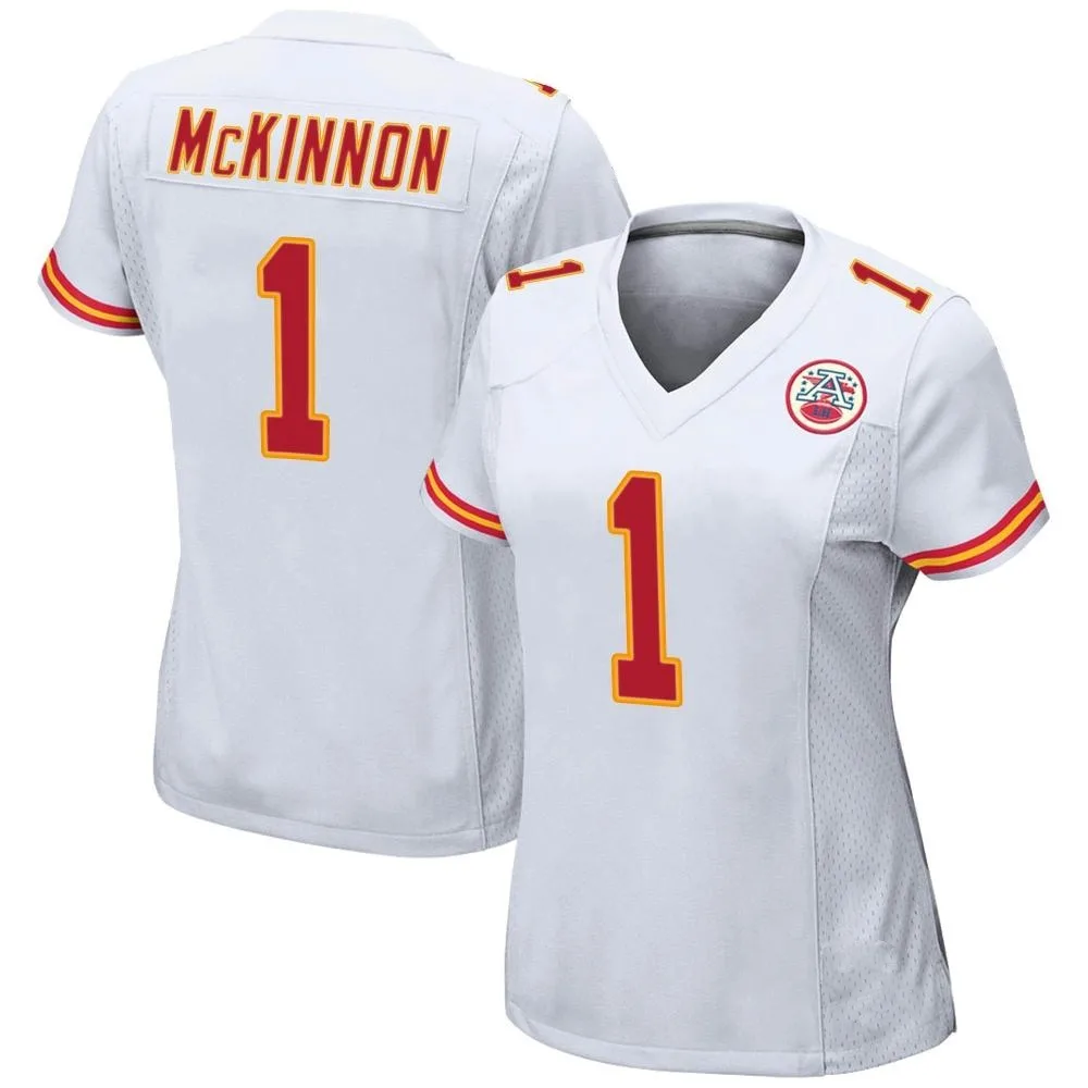 Women's Kansas City Chiefs Jerick Mckinnon Nike Game White Jersey Women's Kansas City Chiefs Jerick Mckinnon Nike Game White Jersey
