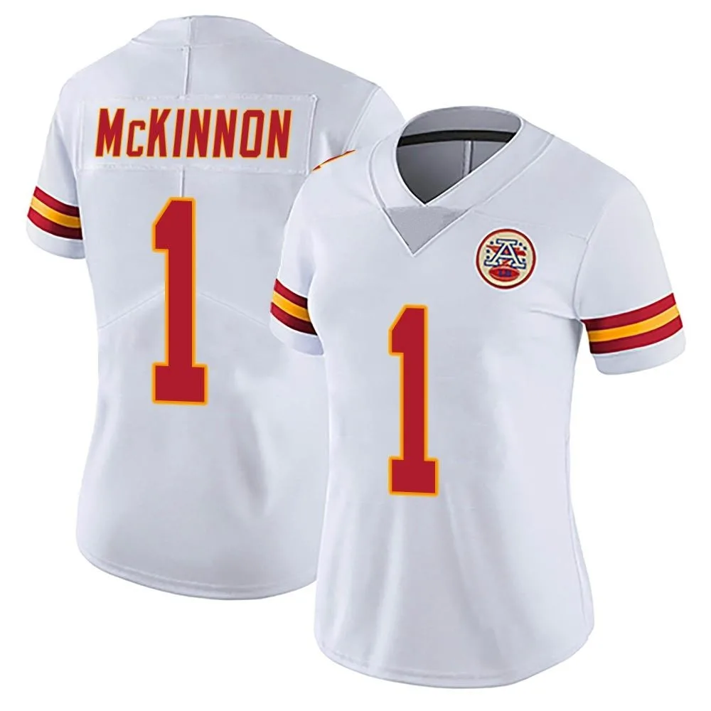 Women's Kansas City Chiefs Jerick Mckinnon Nike Vapor Untouchable Limited White Jersey Women's Kansas City Chiefs Jerick Mckinnon Nike Vapor Untouchable Limited White Jersey