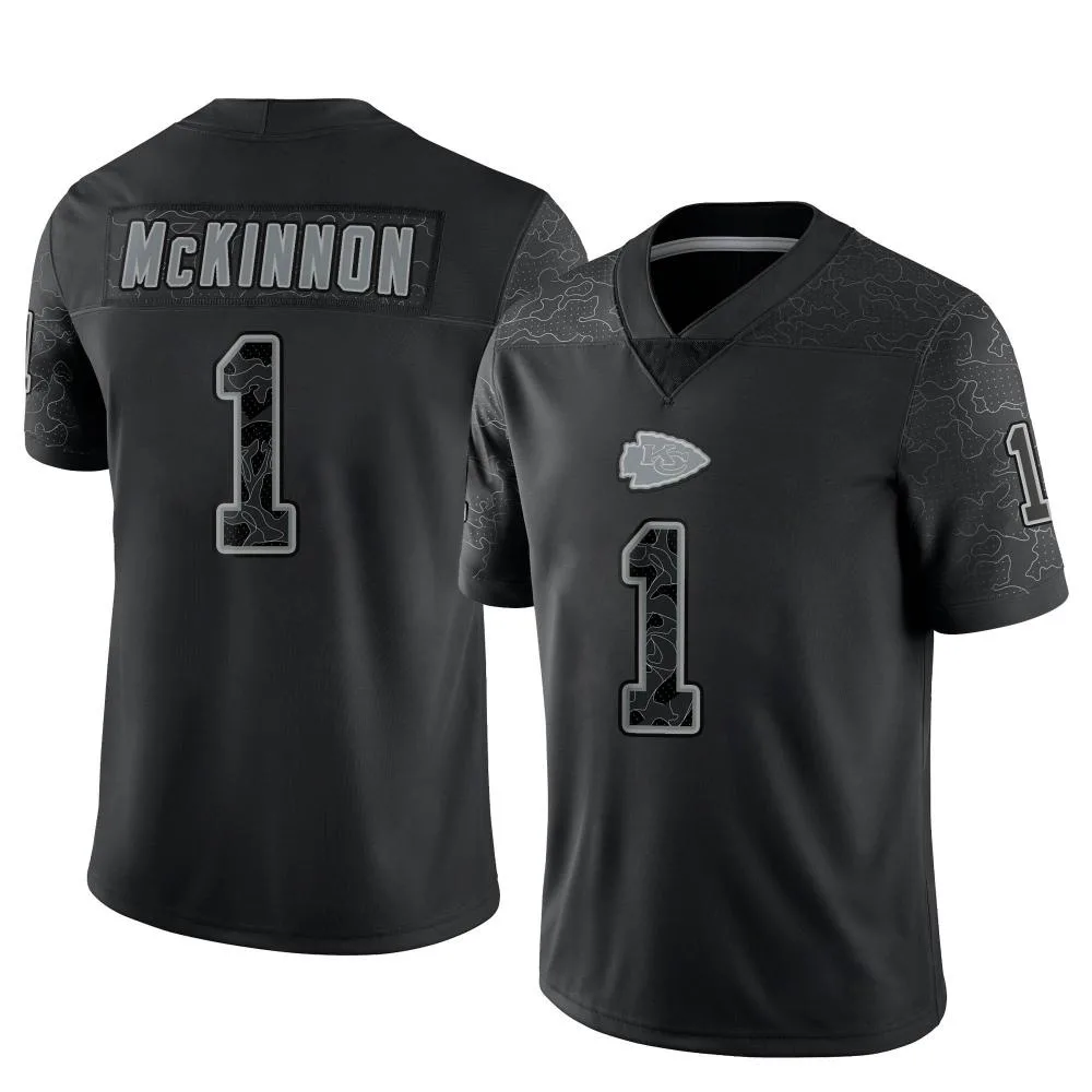 Youth Kansas City Chiefs Jerick Mckinnon Nike Reflective Limited Black Jersey Youth Kansas City Chiefs Jerick Mckinnon Nike Reflective Limited Black Jersey