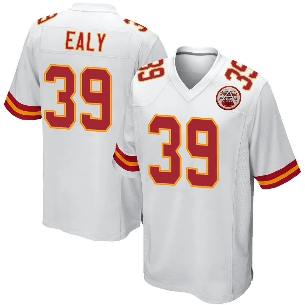 Men's Kansas City Chiefs Jerrion Ealy Nike Game White Jersey Men's Kansas City Chiefs Jerrion Ealy Nike Game White Jersey