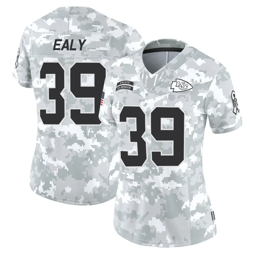 Women's Kansas City Chiefs Jerrion Ealy Nike 2024 Salute to Service Limited Arctic Camo Jersey Women's Kansas City Chiefs Jerrion Ealy Nike 2024 Salute to Service Limited Arctic Camo Jersey