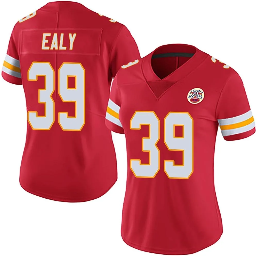 Women's Kansas City Chiefs Jerrion Ealy Nike Team Color Vapor Untouchable Limited Red Jersey Women's Kansas City Chiefs Jerrion Ealy Nike Team Color Vapor Untouchable Limited Red Jersey