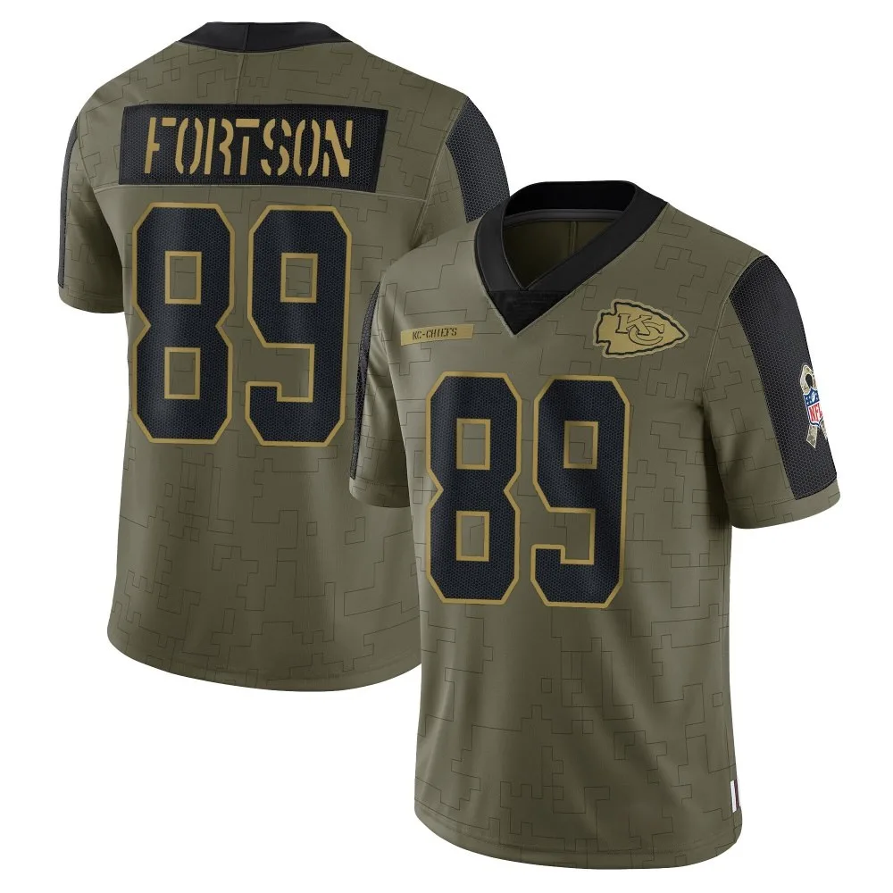 Men's Kansas City Chiefs Jody Fortson Nike 2021 Salute To Service Limited Olive Jersey Men's Kansas City Chiefs Jody Fortson Nike 2021 Salute To Service Limited Olive Jersey