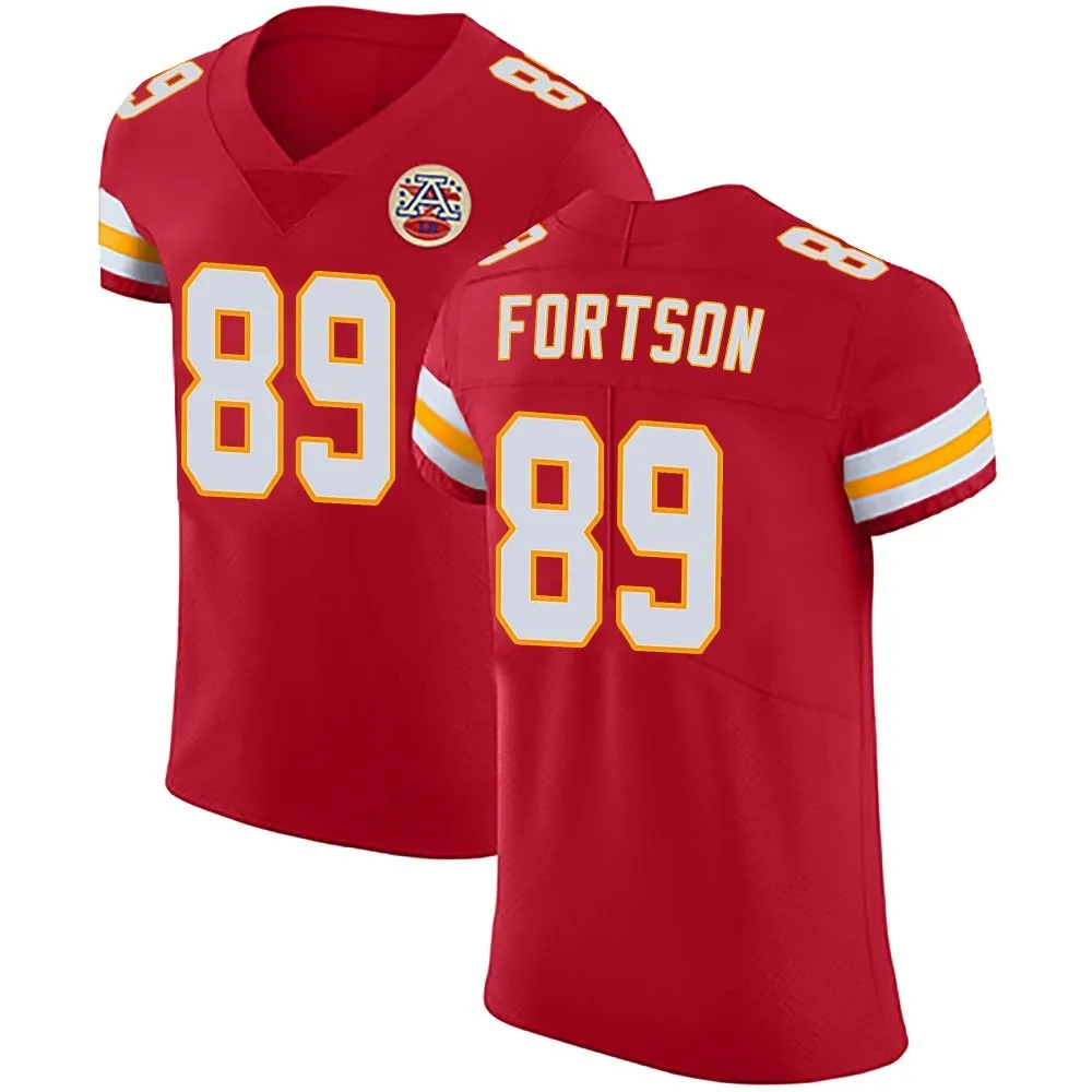 Men's Kansas City Chiefs Jody Fortson Nike Team Color Vapor Untouchable Elite Red Jersey