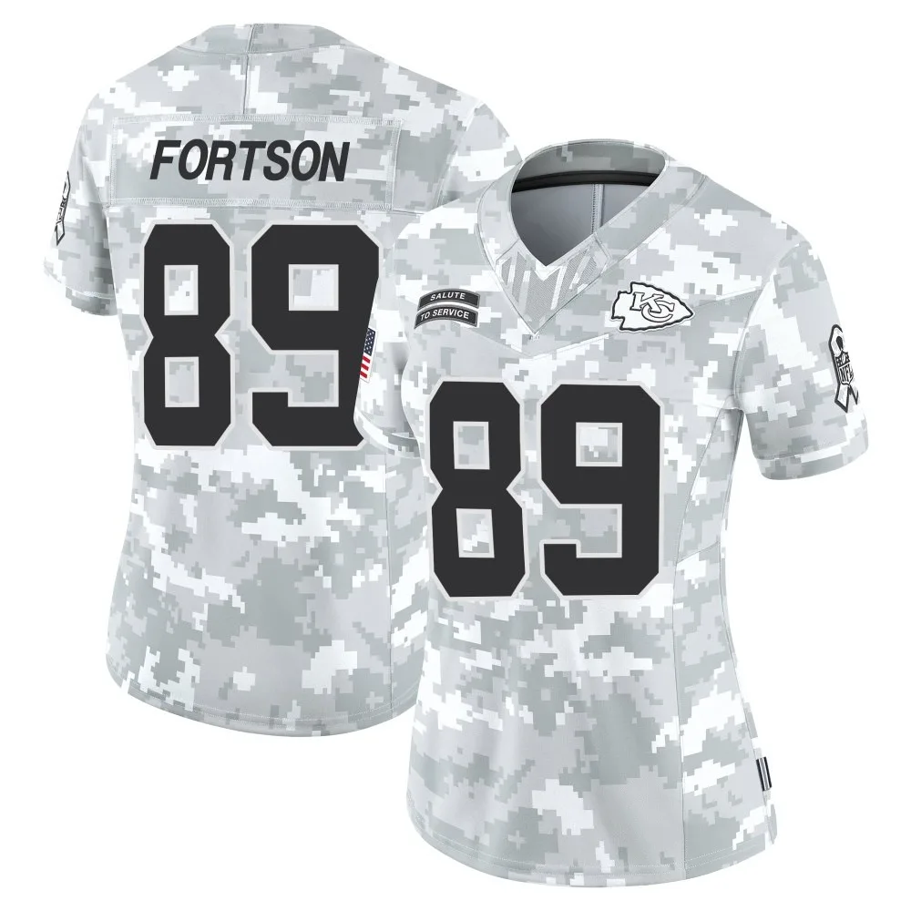Women's Kansas City Chiefs Jody Fortson Nike 2024 Salute to Service Limited Arctic Camo Jersey Women's Kansas City Chiefs Jody Fortson Nike 2024 Salute to Service Limited Arctic Camo Jersey
