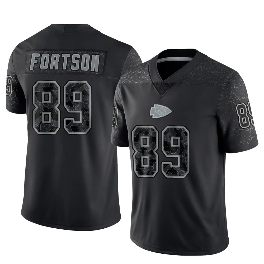 Youth Kansas City Chiefs Jody Fortson Nike Reflective Limited Black Jersey Youth Kansas City Chiefs Jody Fortson Nike Reflective Limited Black Jersey