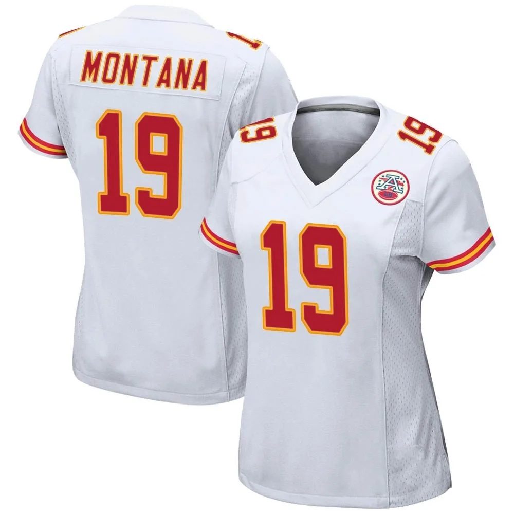 Women's Kansas City Chiefs Joe Montana Nike Game White Jersey Women's Kansas City Chiefs Joe Montana Nike Game White Jersey