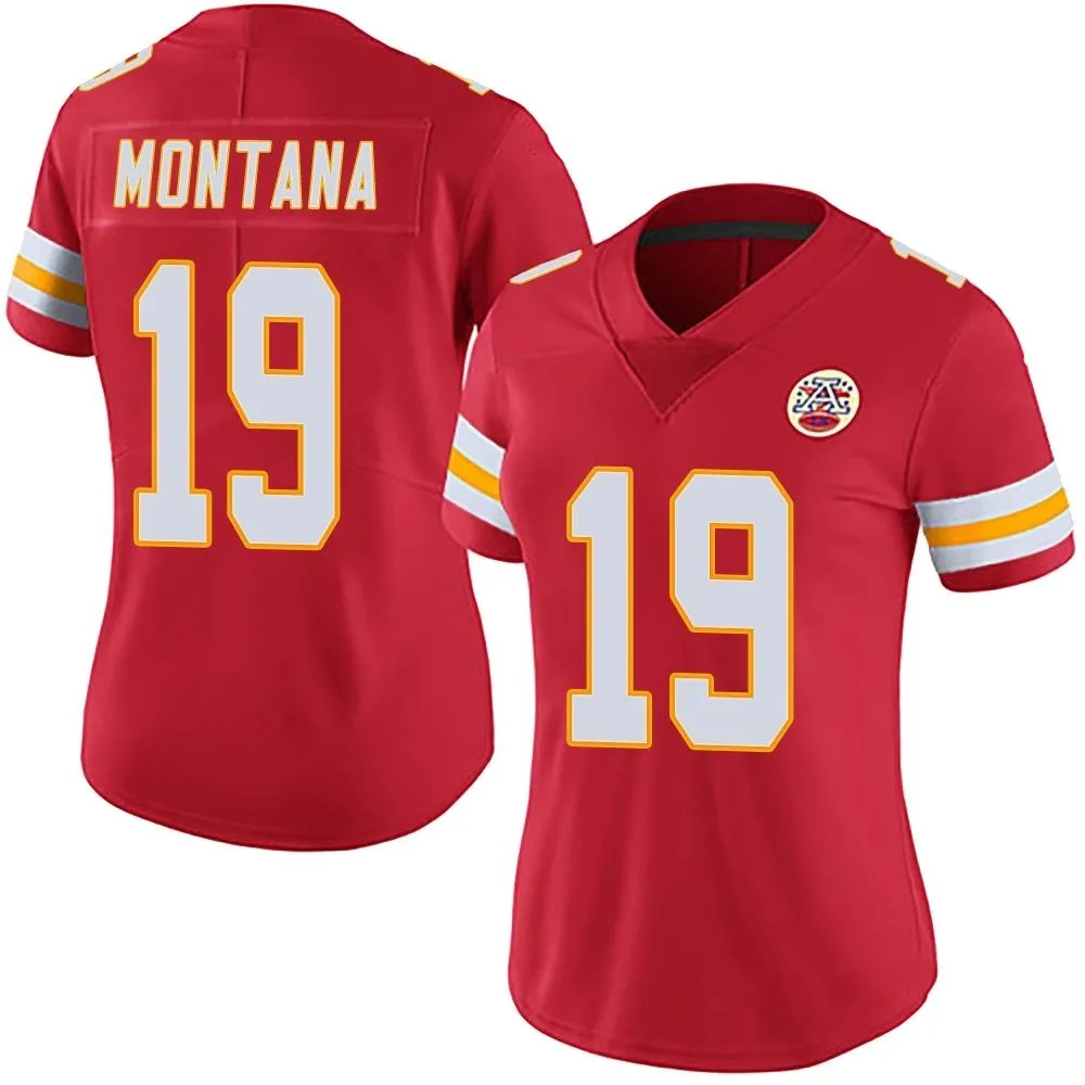 Women's Kansas City Chiefs Joe Montana Nike Team Color Vapor Untouchable Limited Red Jersey Women's Kansas City Chiefs Joe Montana Nike Team Color Vapor Untouchable Limited Red Jersey