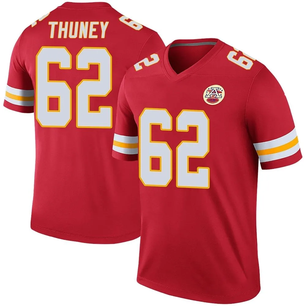Men's Kansas City Chiefs Joe Thuney Nike Color Rush Legend Red Jersey Men's Kansas City Chiefs Joe Thuney Nike Color Rush Legend Red Jersey