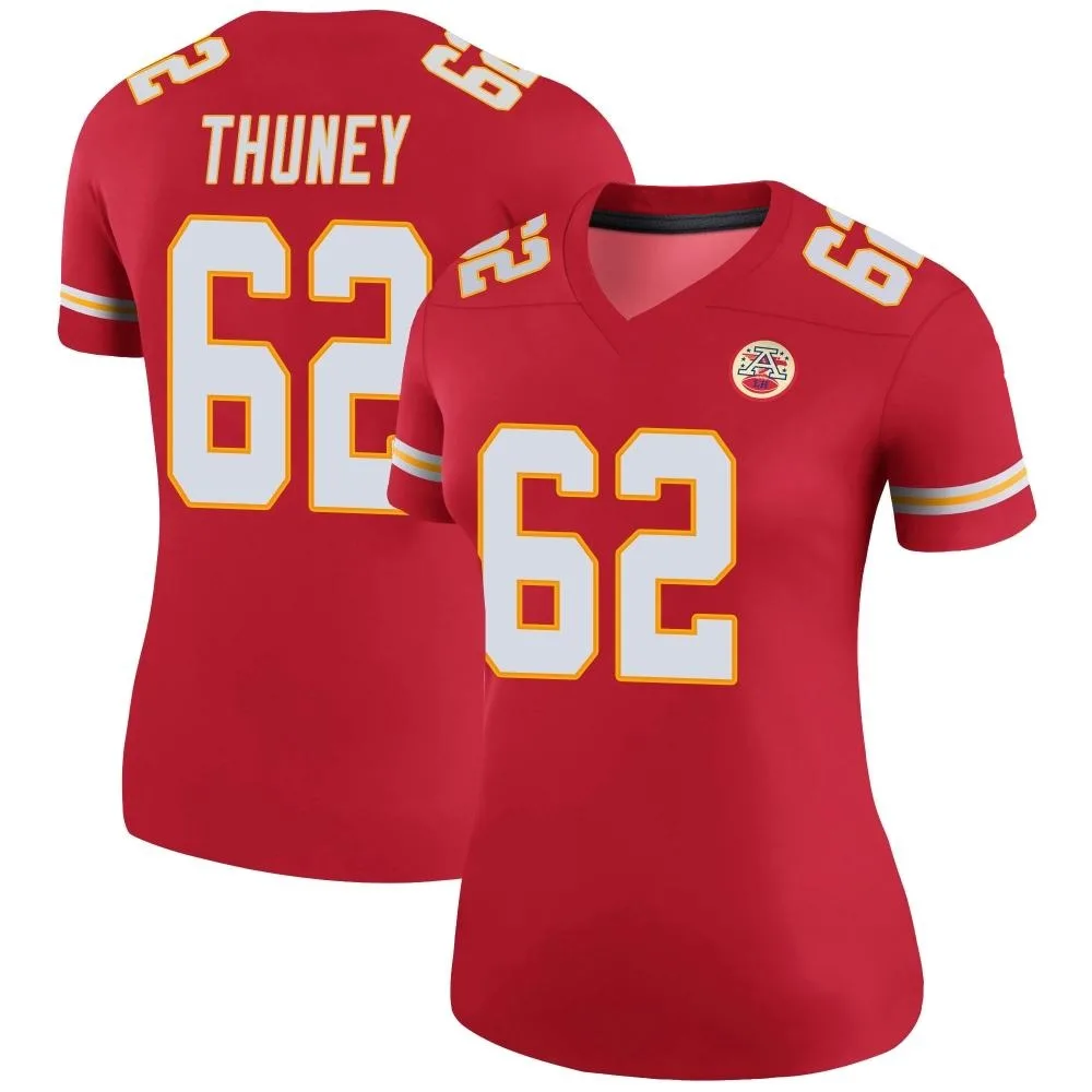 Women's Kansas City Chiefs Joe Thuney Nike Color Rush Legend Red Jersey Women's Kansas City Chiefs Joe Thuney Nike Color Rush Legend Red Jersey