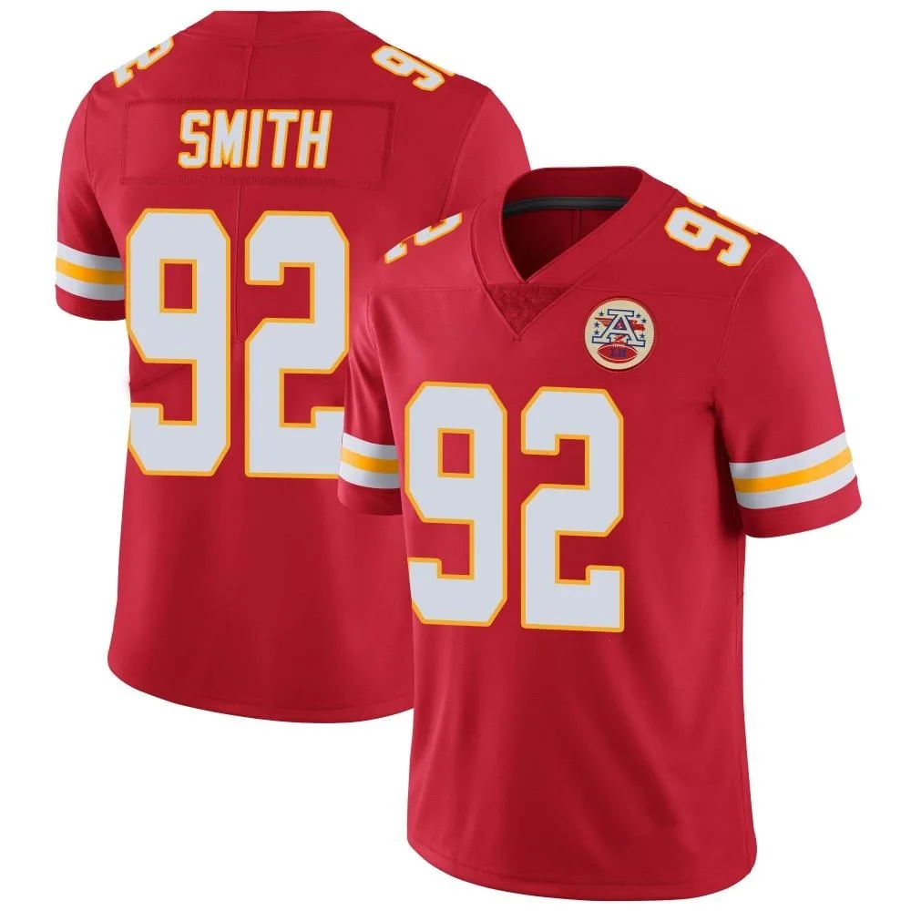 Men's Kansas City Chiefs Jordan Smith Nike Team Color Vapor Untouchable Limited Red Jersey Men's Kansas City Chiefs Jordan Smith Nike Team Color Vapor Untouchable Limited Red Jersey