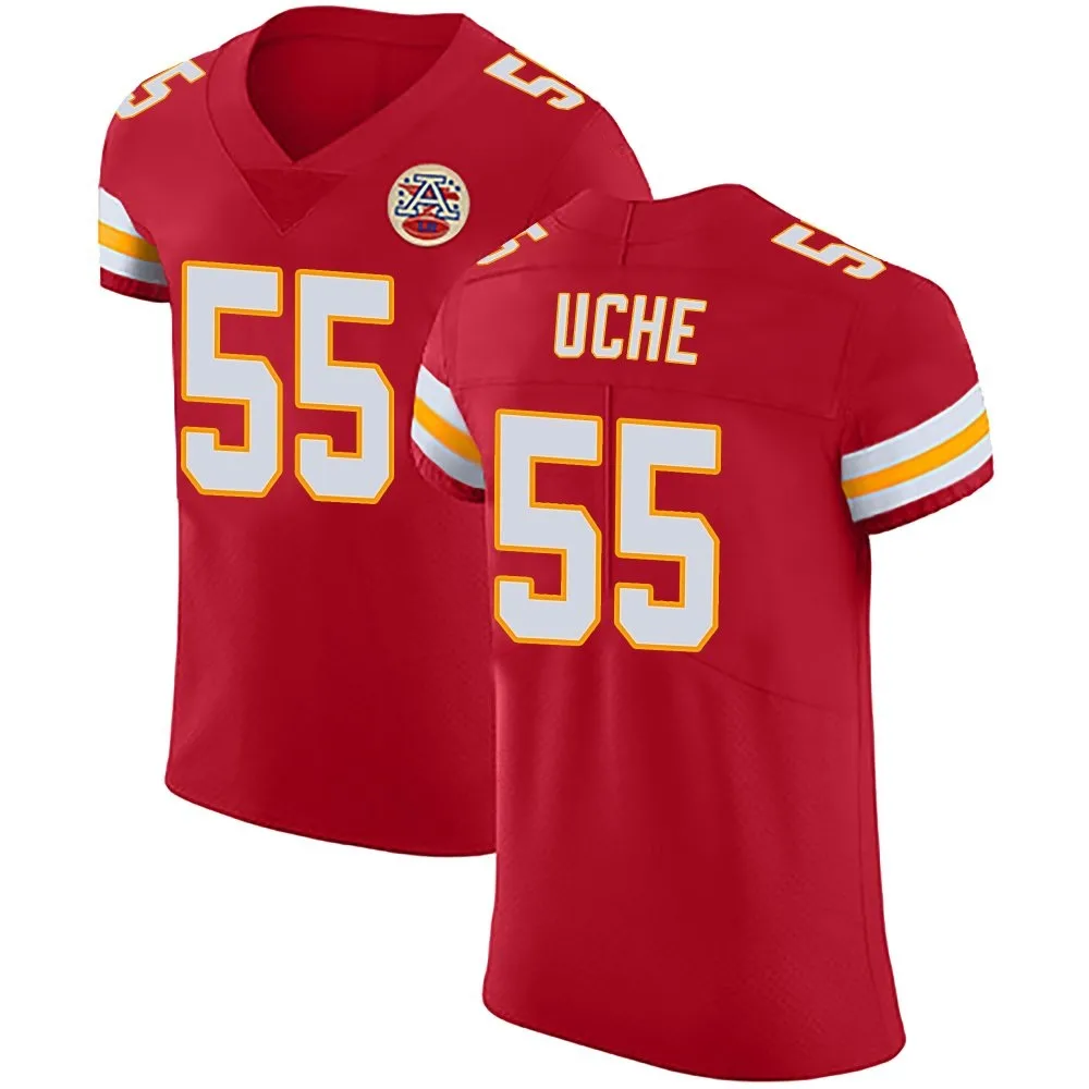 Men's Kansas City Chiefs Joshua Uche Nike Team Color Vapor Untouchable Elite Red Jersey Men's Kansas City Chiefs Joshua Uche Nike Team Color Vapor Untouchable Elite Red Jersey