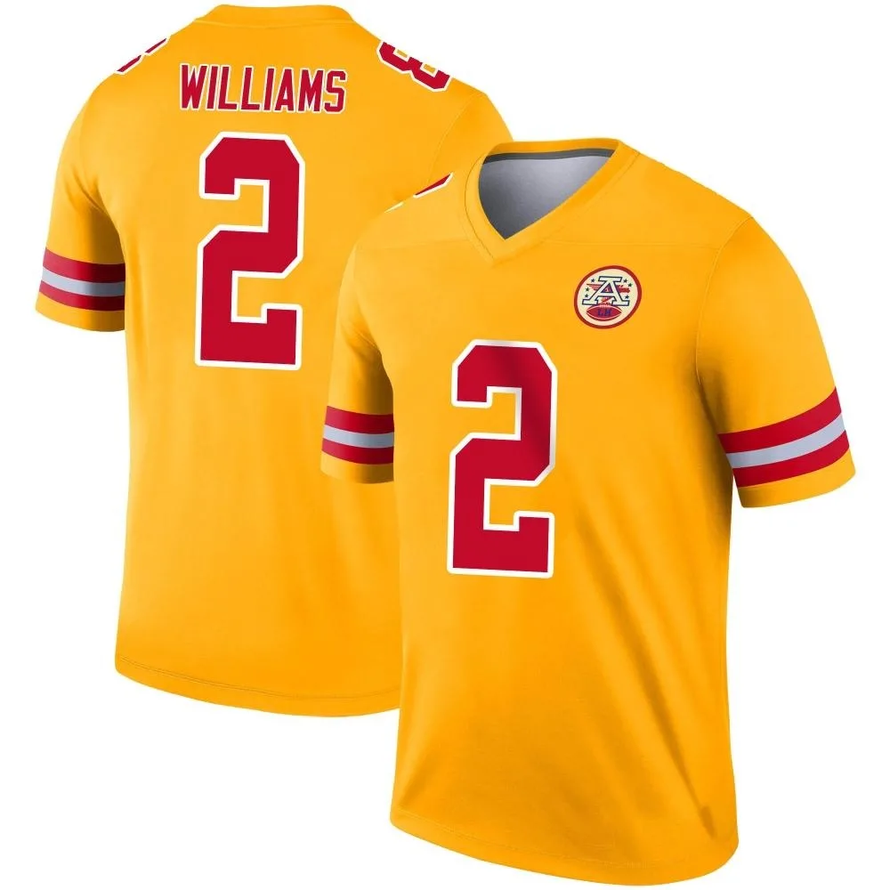 Youth Kansas City Chiefs Joshua Williams Nike Inverted Legend Gold Jersey Youth Kansas City Chiefs Joshua Williams Nike Inverted Legend Gold Jersey