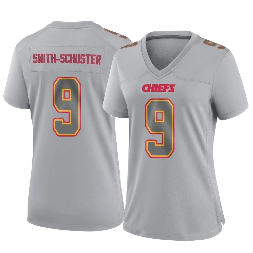 Women's Kansas City Chiefs Juju Smith-Schuster Nike Atmosphere Fashion Game Gray Jersey Women's Kansas City Chiefs Juju Smith-Schuster Nike Atmosphere Fashion Game Gray Jersey