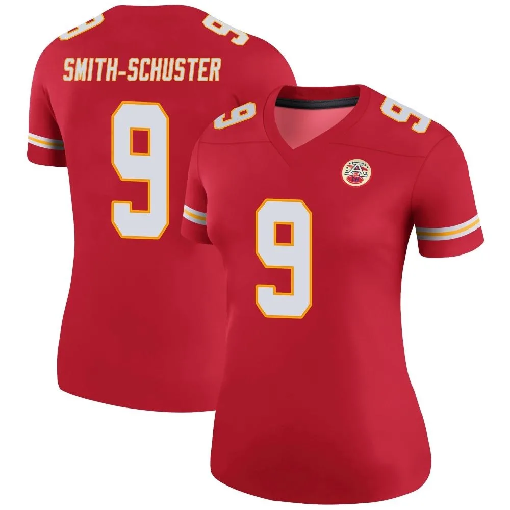 Women's Kansas City Chiefs Juju Smith-Schuster Nike Color Rush Legend Red Jersey Women's Kansas City Chiefs Juju Smith-Schuster Nike Color Rush Legend Red Jersey