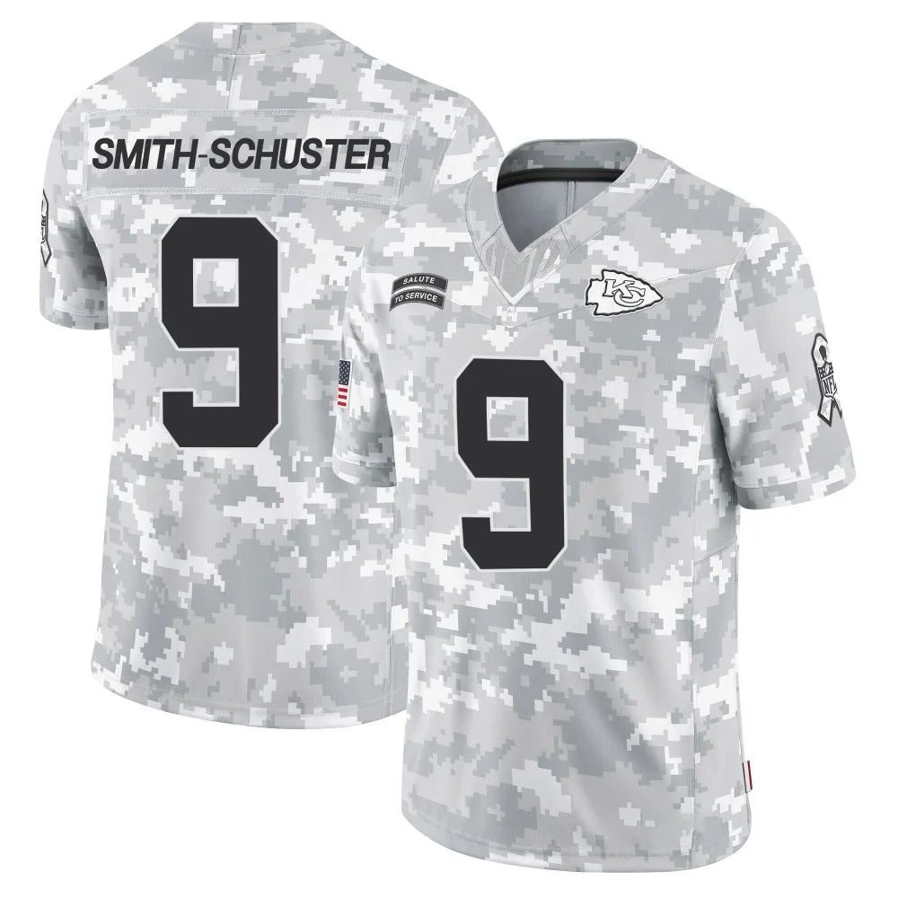 Youth Kansas City Chiefs Juju Smith-Schuster Nike 2024 Salute to Service Limited Arctic Camo Jersey Youth Kansas City Chiefs Juju Smith-Schuster Nike 2024 Salute to Service Limited Arctic Camo Jersey